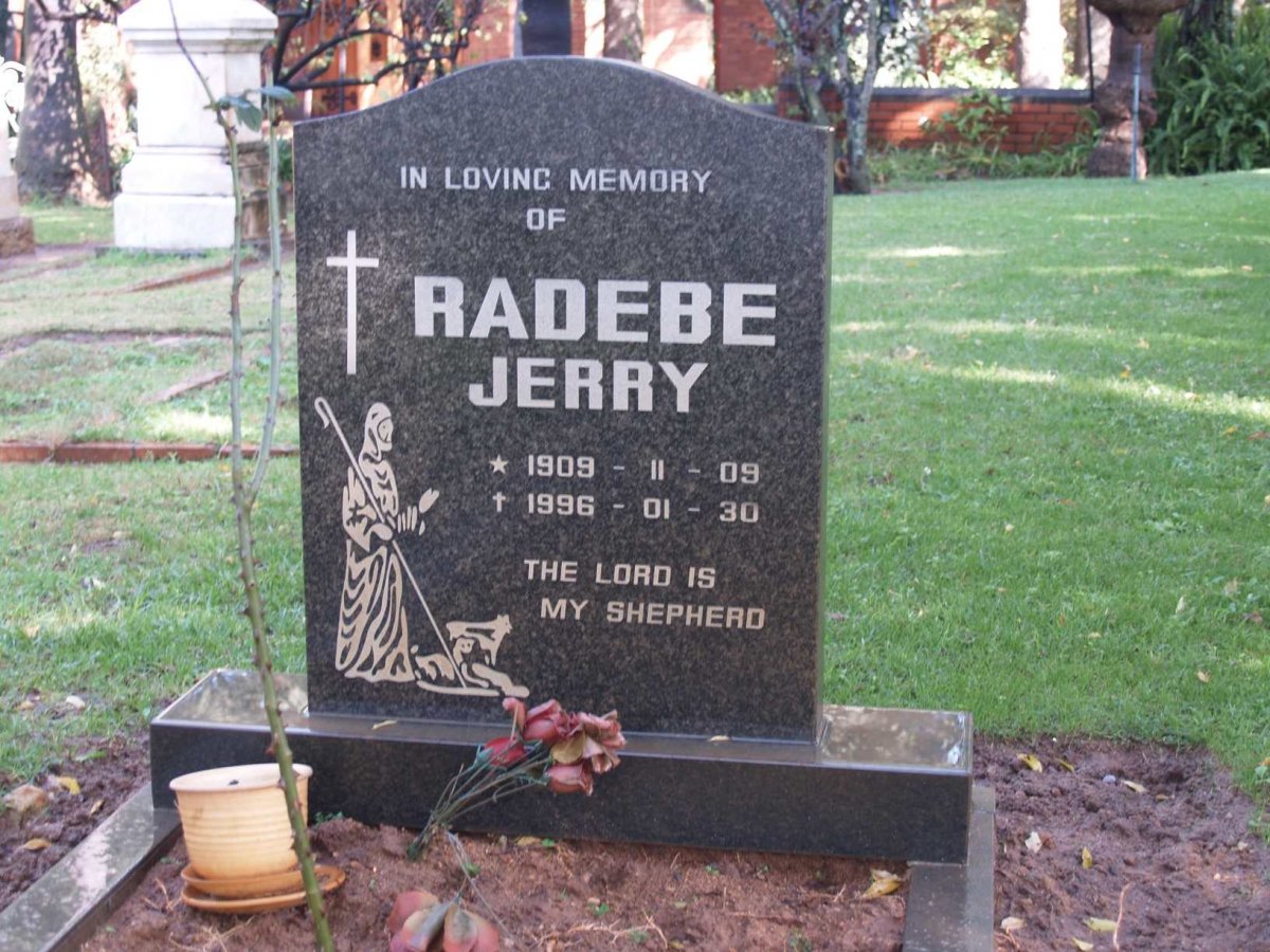 RADEBE Jerry 1909-1996