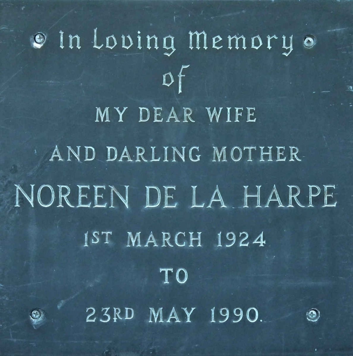 HARPE Noreen, de la 1924-1990