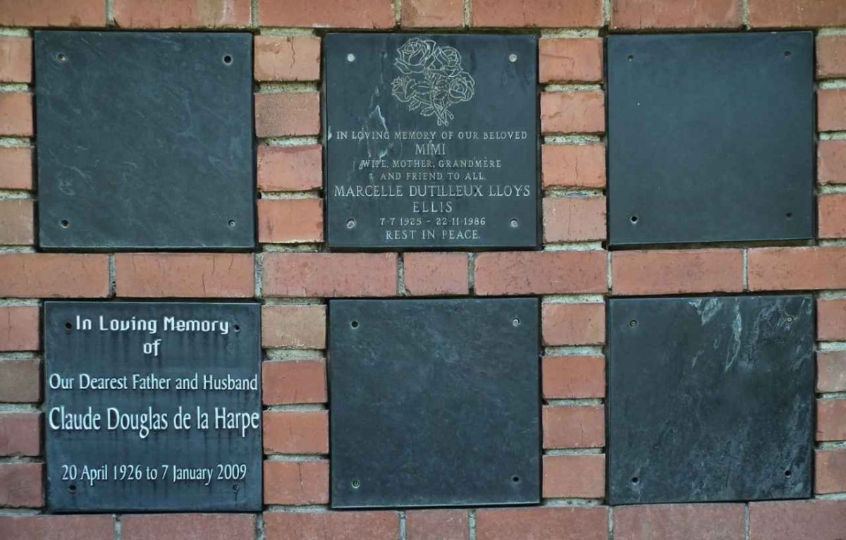 4. Memorial walls at St Saviours Cemetery Front Left