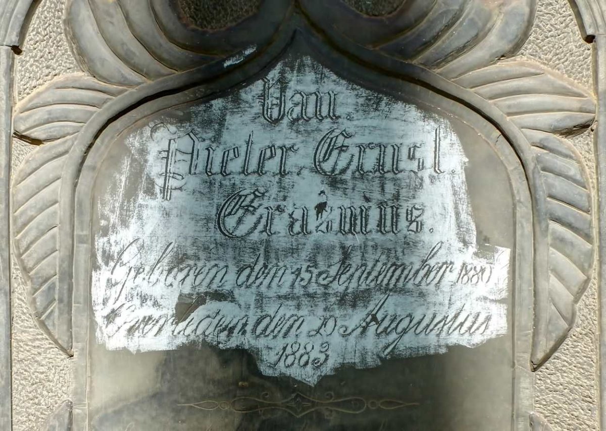 ERASMUS Pieter Ernst 1880-1883