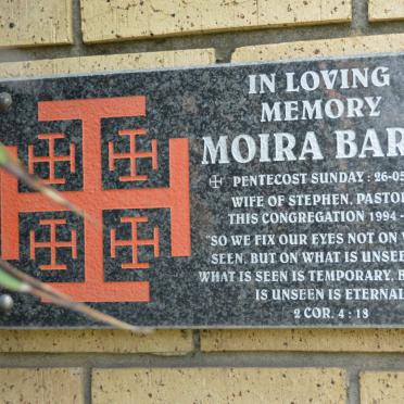 BARRY Moira -1996