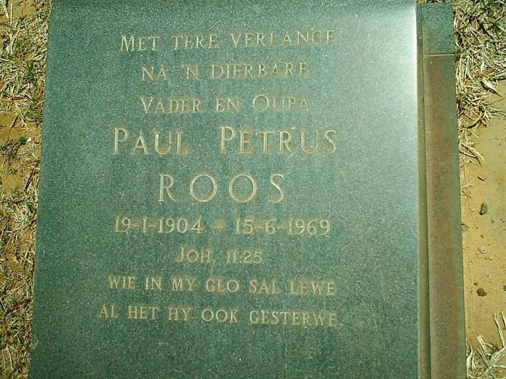 ROOS Paul Petrus 1904-1969