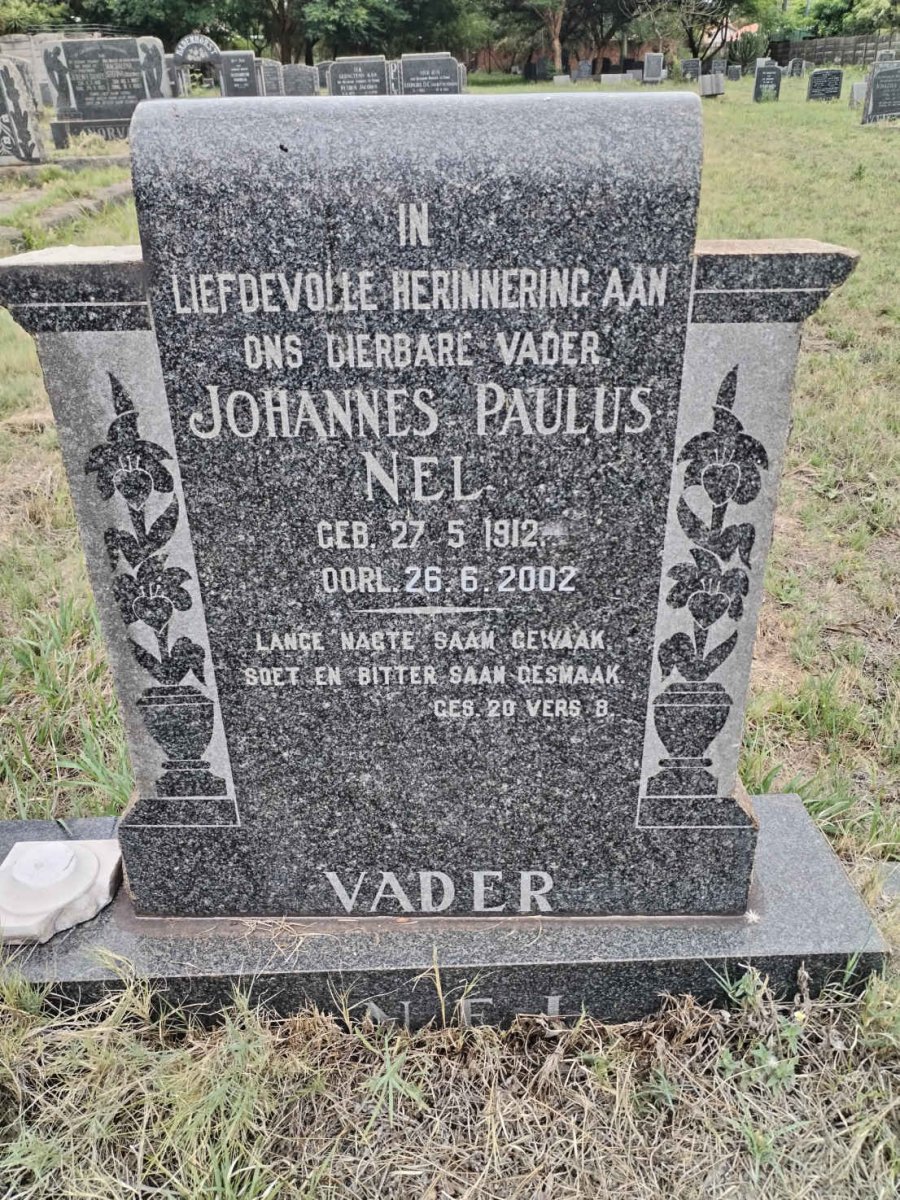 NEL Johannes Paulus 1912-2002 & Anna Magrietha SCHOEN 1912-1956_2