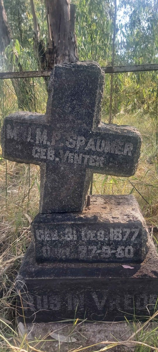 SPAUMER M.J.M.P. nee VENTER 1877-1950