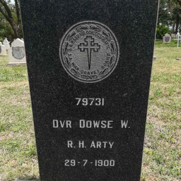 DOWSE W. -1900