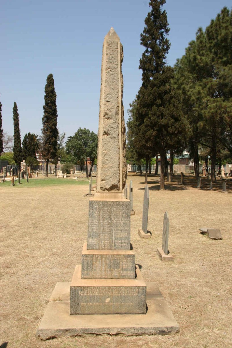 British War Memorial dedicated to the British Soldiers who died during the First Boer War 1880-1881