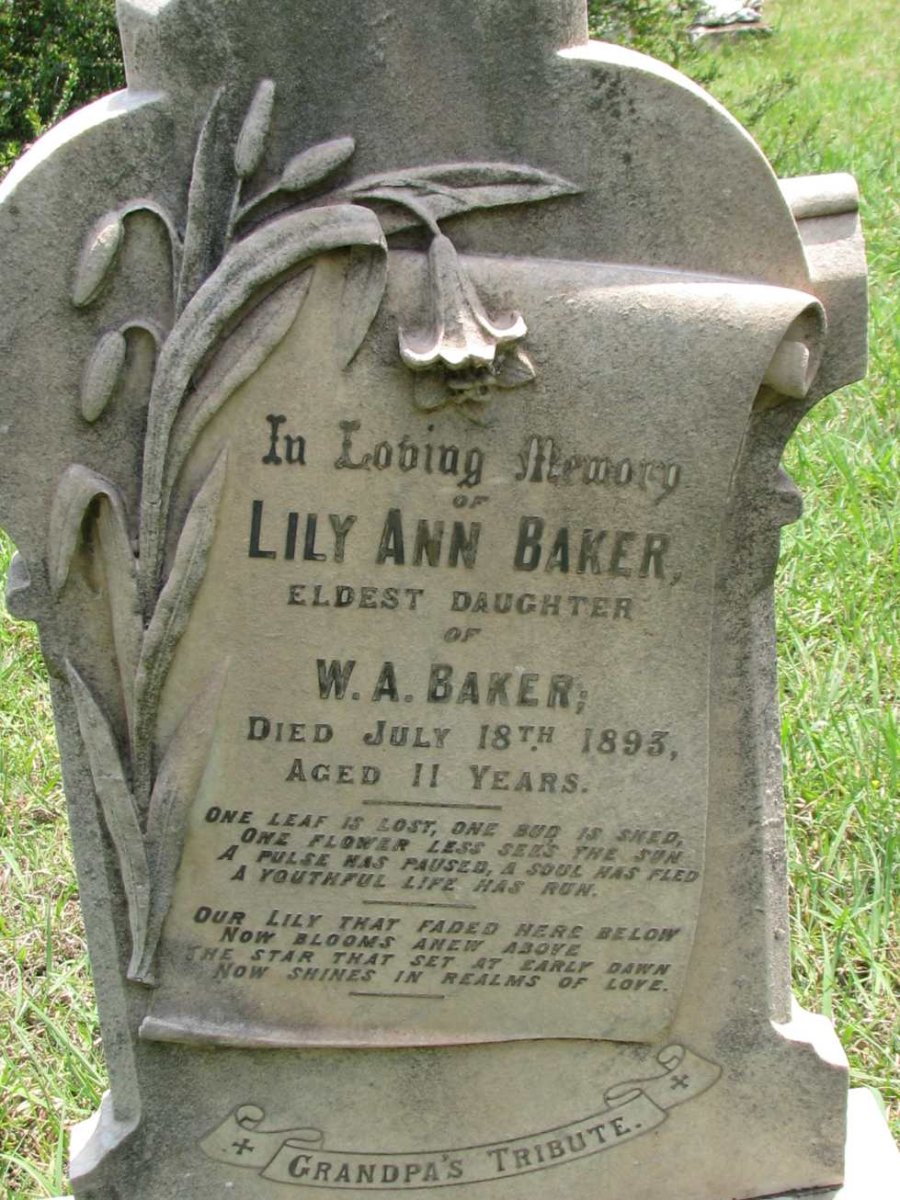 BAKER Lily Ann -1893