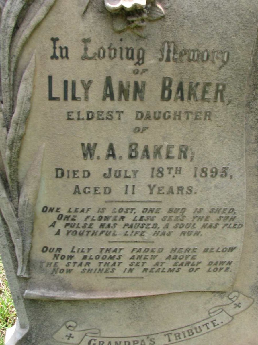 BAKER Lily Ann -1893