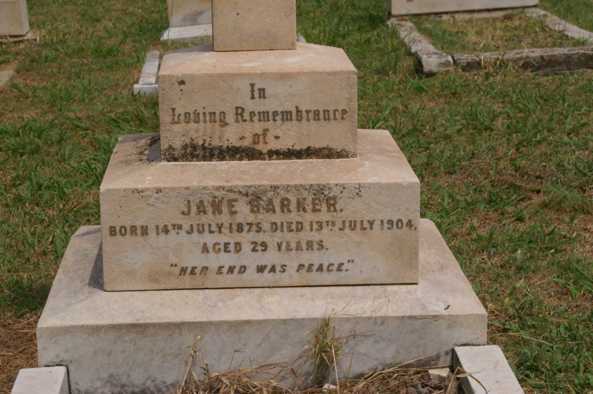 BARKER Jane 1875-1904