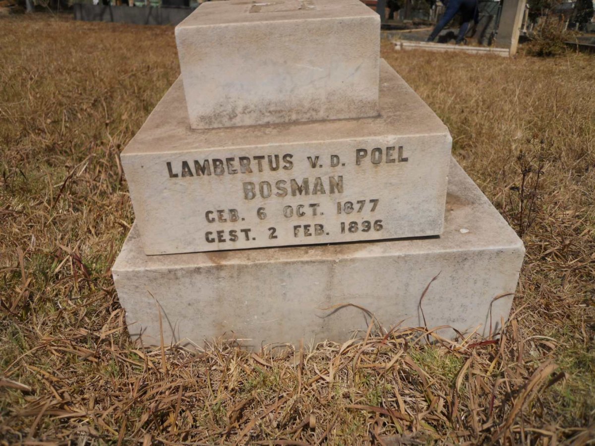 BOSMAN Petrus W.J. 1863-1902 :: BOSMAN Lambertus v.d. Poel 1877-896