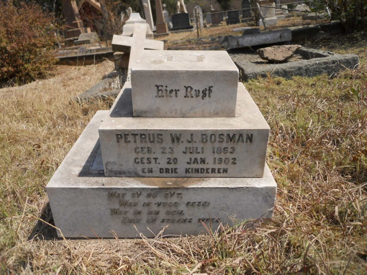 BOSMAN Petrus W.J. 1863-1902 :: BOSMAN Lambertus v.d. Poel 1877-896