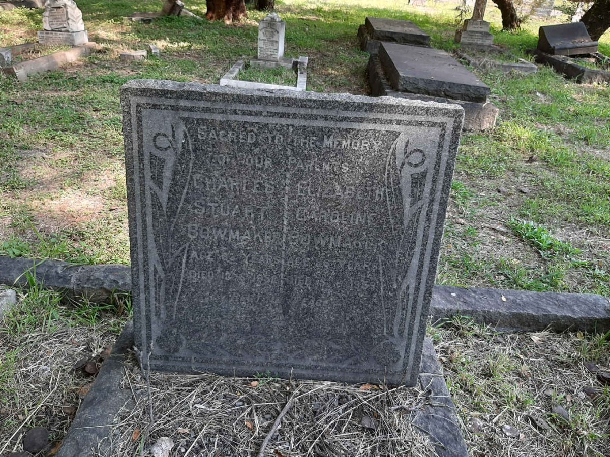 BOWMAKER Charles Stuart -1952 &amp; Elizabeth Carolina -1959