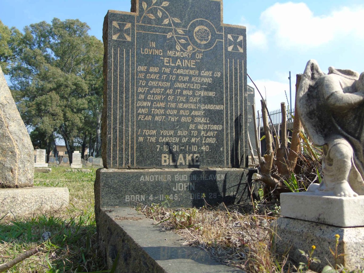 BLAKE Elaine 1931-1940 :: BLAKE John 1945-1946