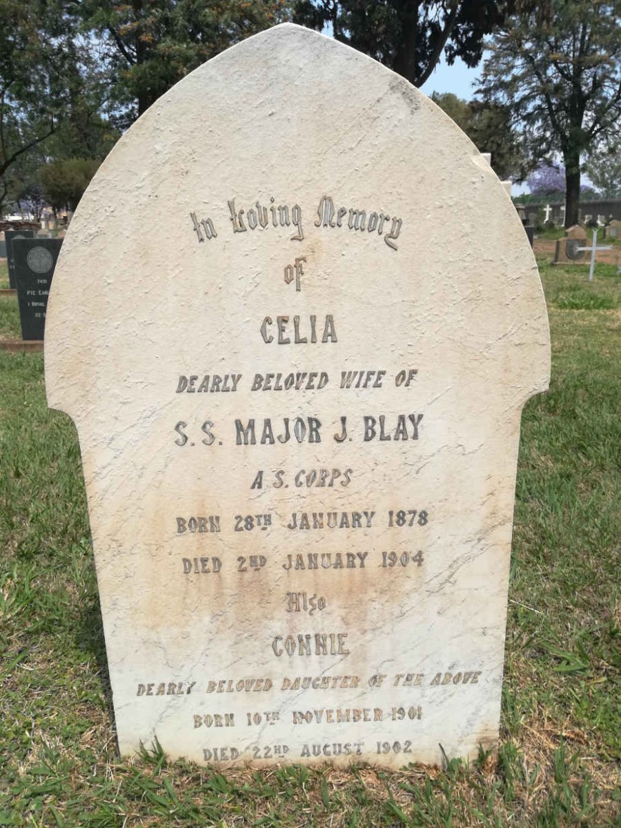 BLAY Celia 1878-1904 :: BLAY Connie 1901-1902