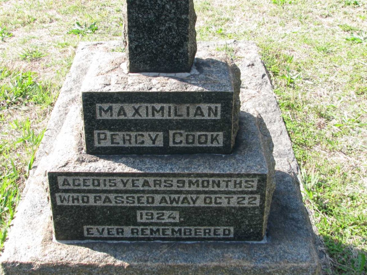 COOK Maximilian Percy -1924