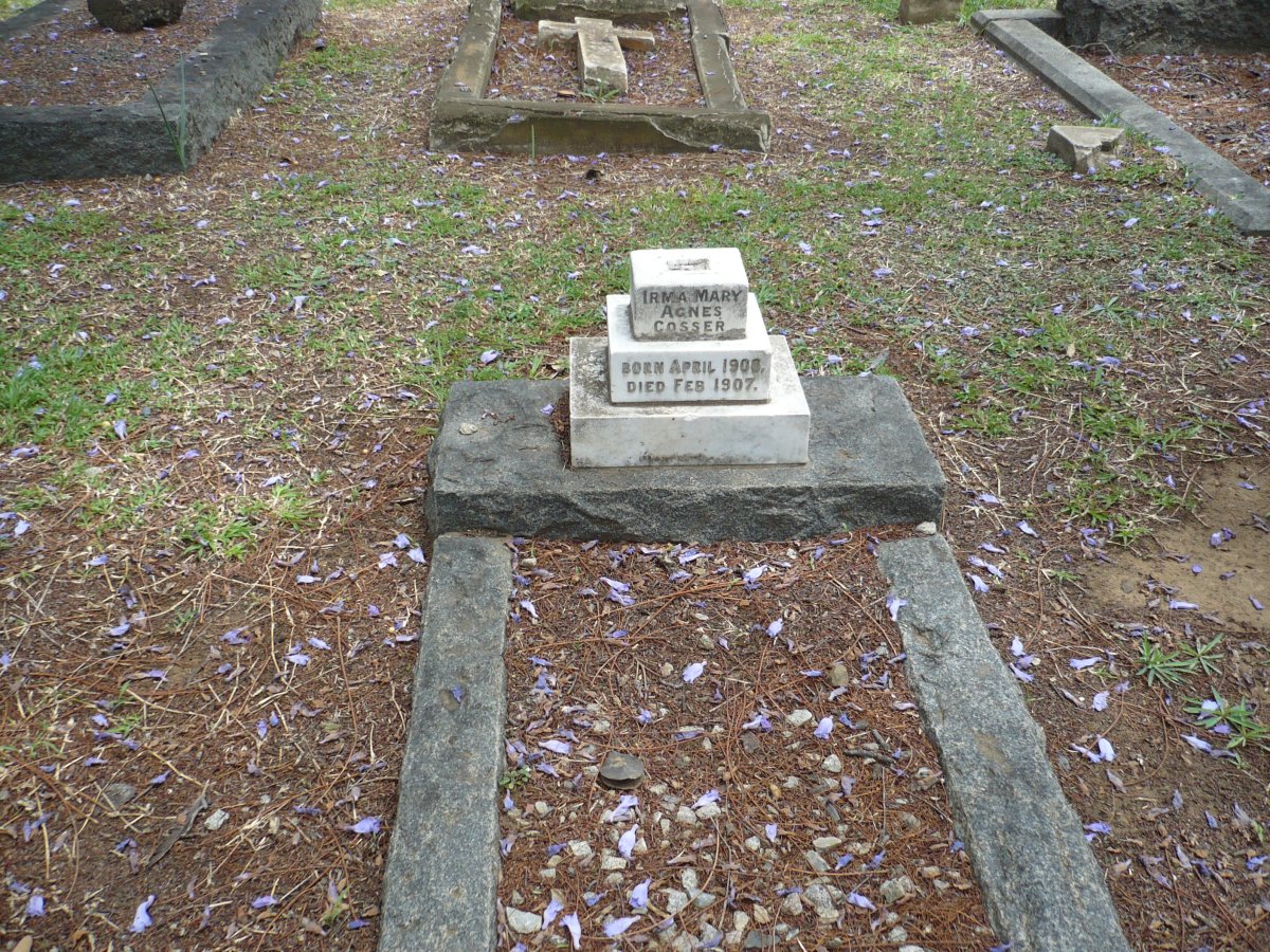 COSSER Irma Mary Agnes 1906-1907