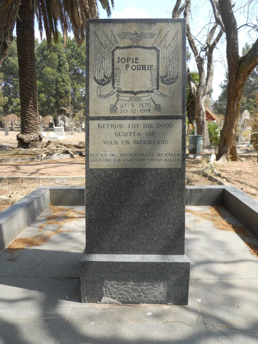 FOURIE Jopie 1879-1914
