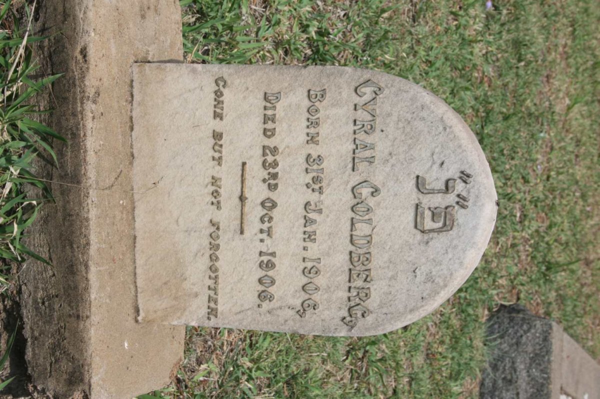 GOLDBERG Cyral 1906-1906
