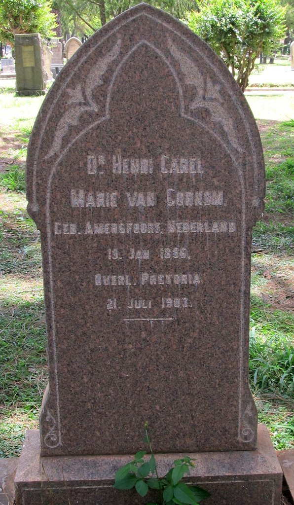 GORKOM Henri Carel Marie, van 1856-1903