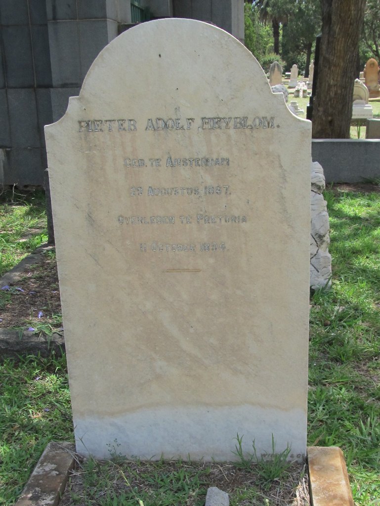HEYBLOM Pieter Adolf 1887-1894