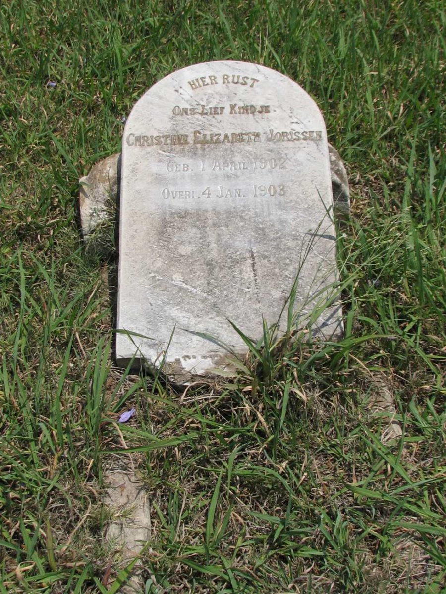 JORISSEN Christine Elizabeth 1902-1903