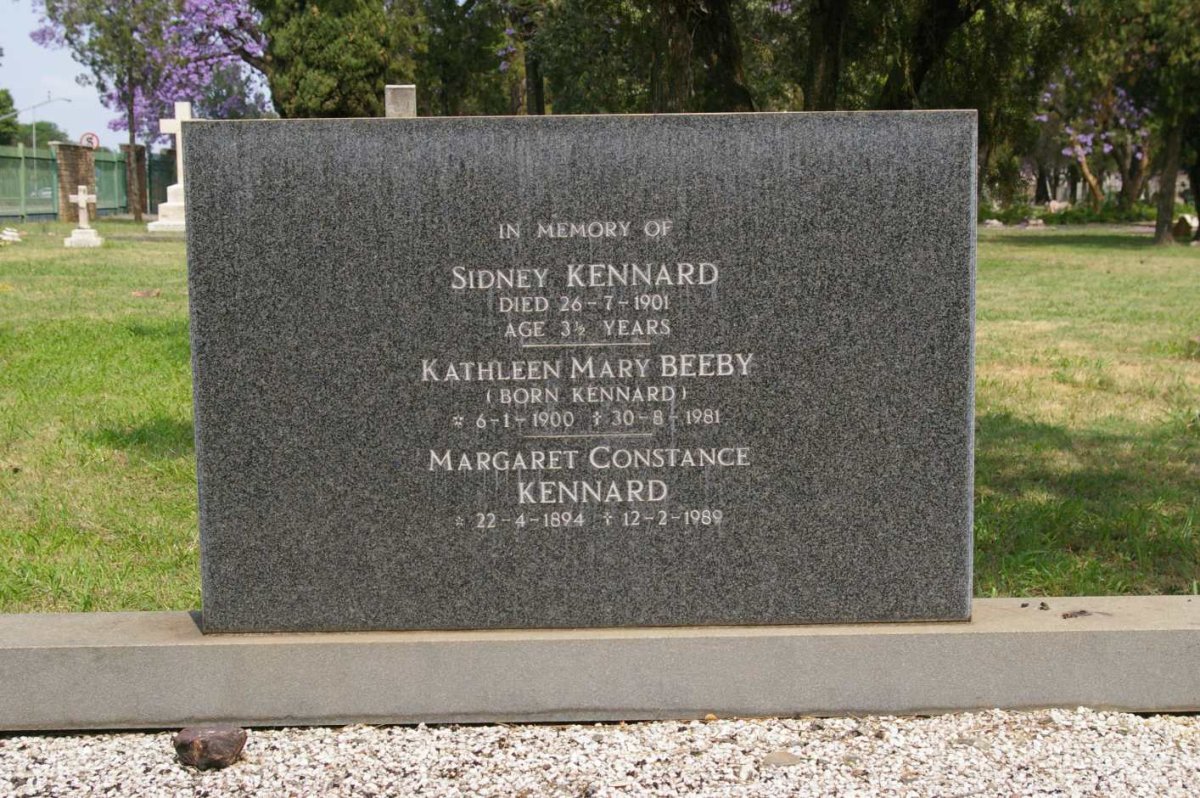 KENNARD Margaret Constance 1894-1989 :: BEEBY Kathleen Mary KENNARD 1900-1981