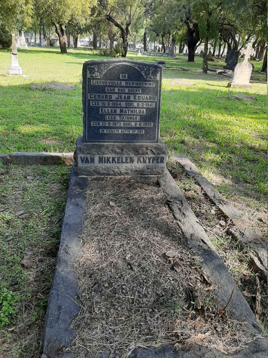 KUYPER Gerard Jean Eduard, van Nikkelen 1864-1941 &amp; Ellen Mathilda SKINNER 1873-1956