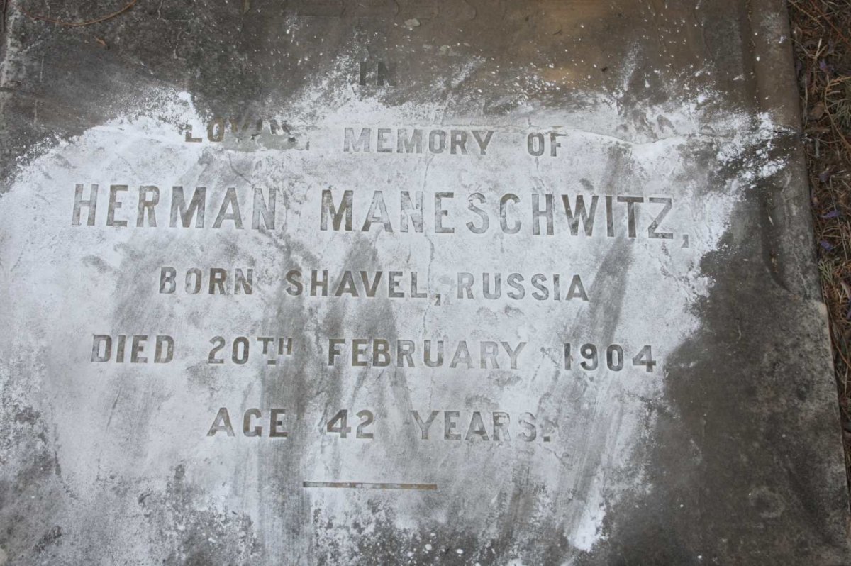 MANESCHWITZ Herman -1904