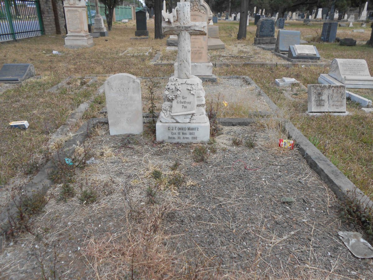MARITZ C.J.F. 1862-1902 :: MARITZ Gerhardus Jacobus 1889-1964 &amp; Jess DE VILLIERS -1973
