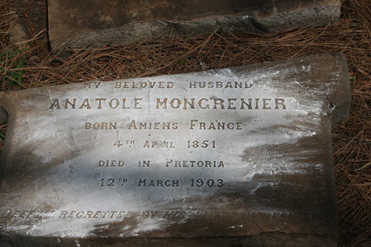 MONGRENIER Anatole 1851-1903