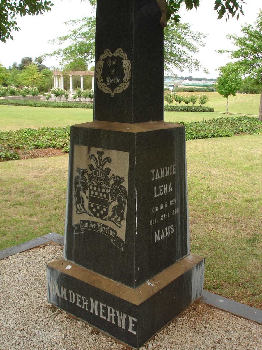 MERWE Lena, van der 1896-1989