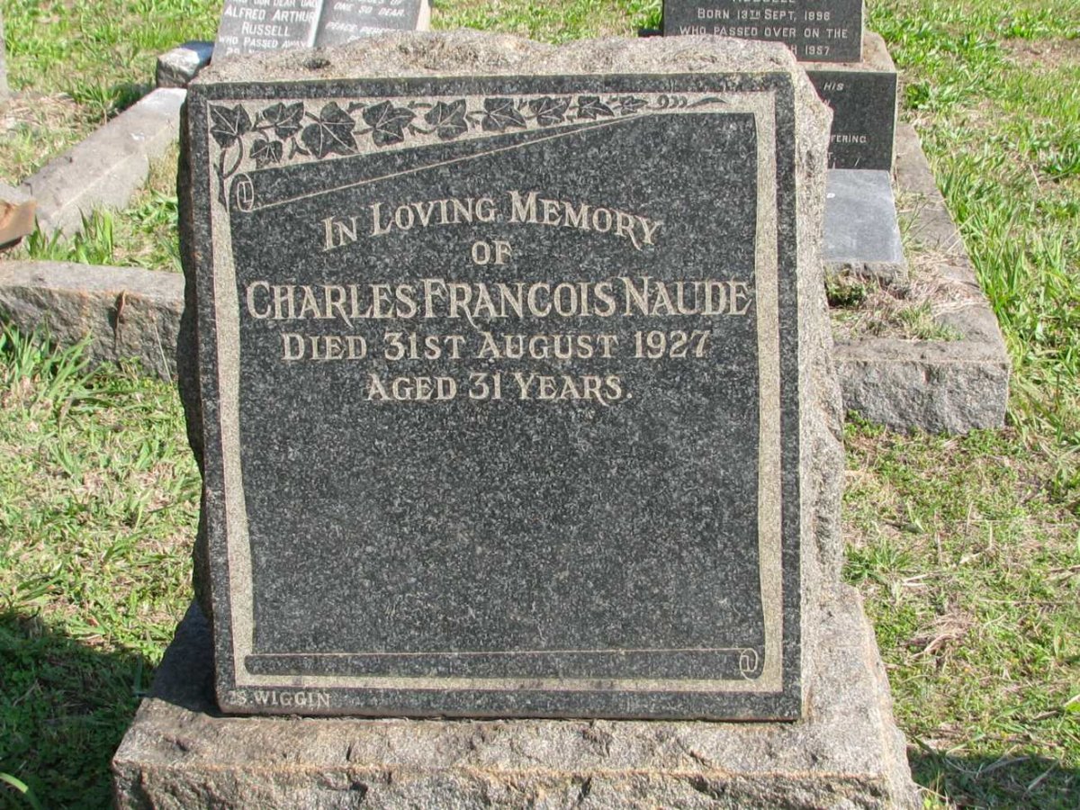 NAUDE Charles Francois -1927