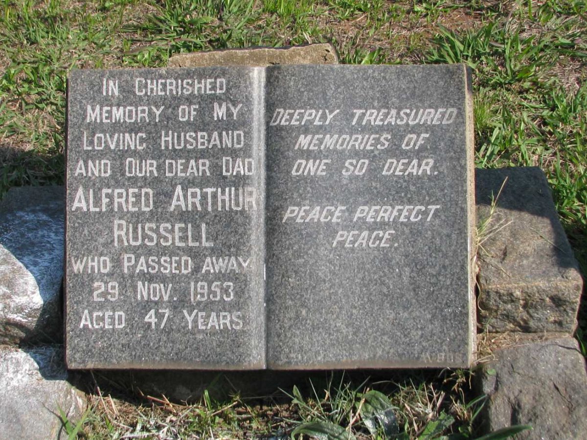 RUSSELL Alfred Arthur -1953