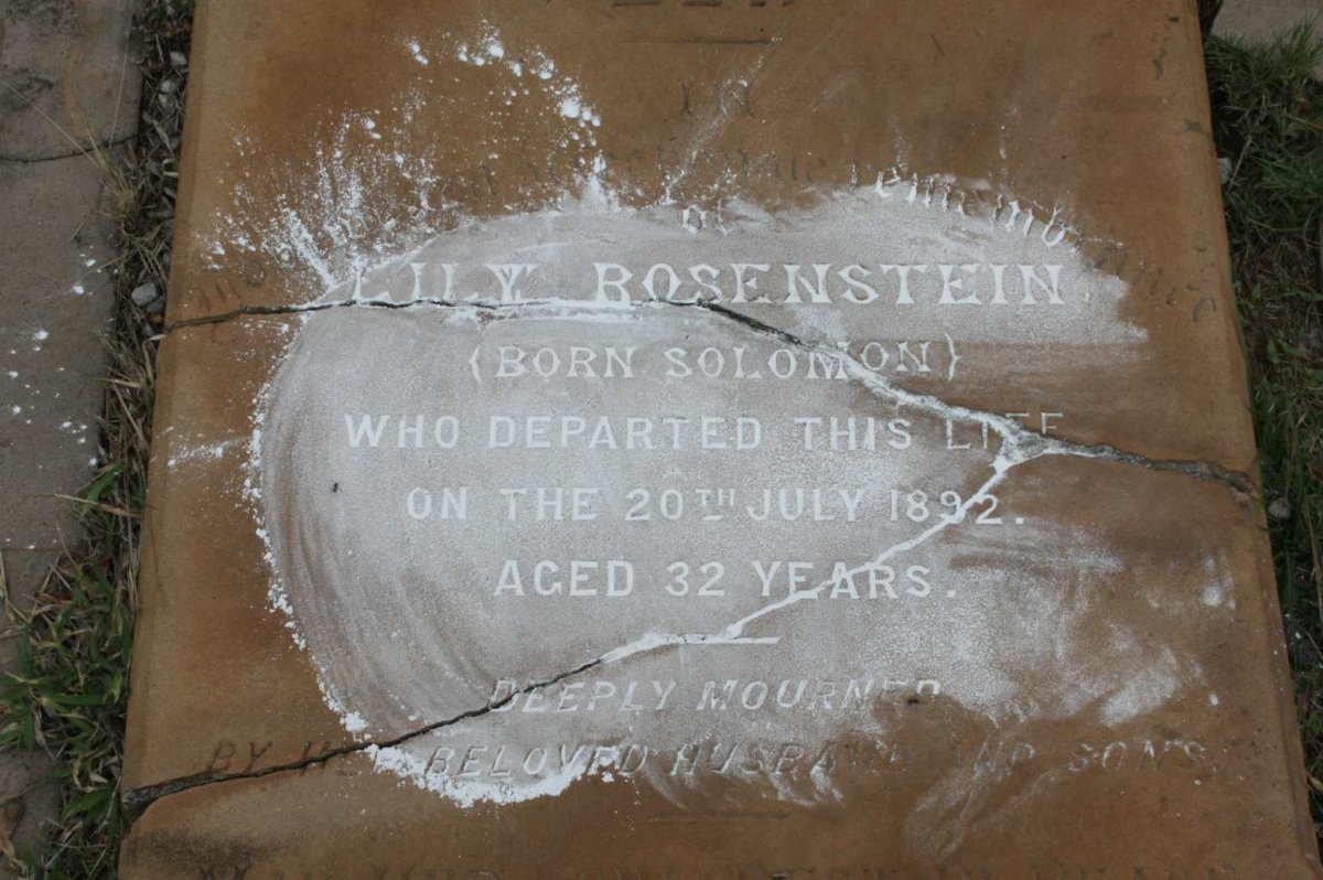 ROSENSTEIN Lily nee SOLOMON -1892