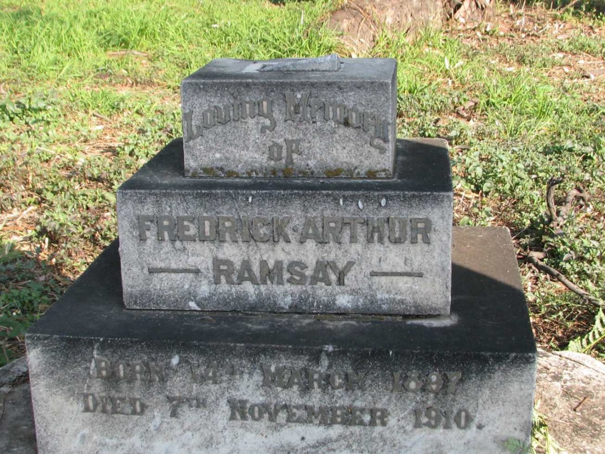 RAMSAY Fredrick Arthur 1897-1910