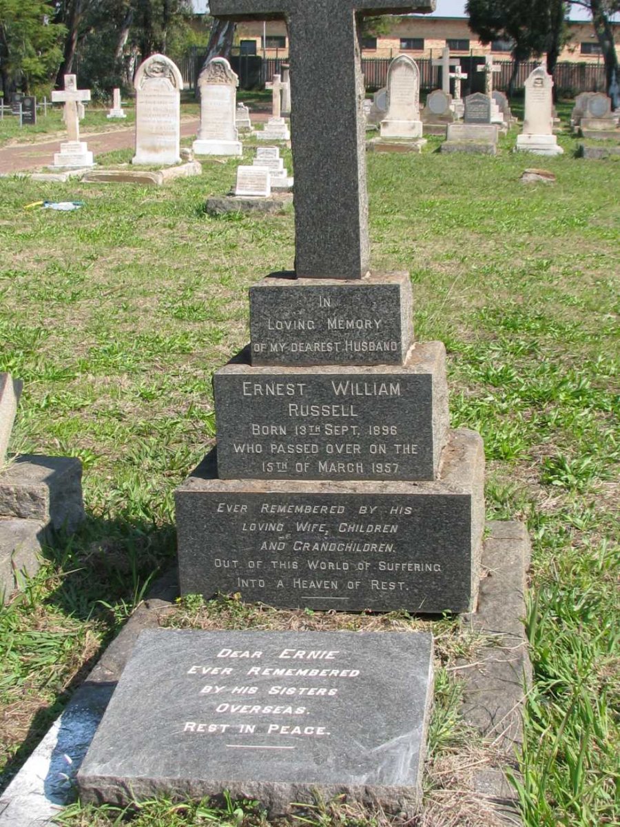 RUSSELL Ernest William 1896-1957