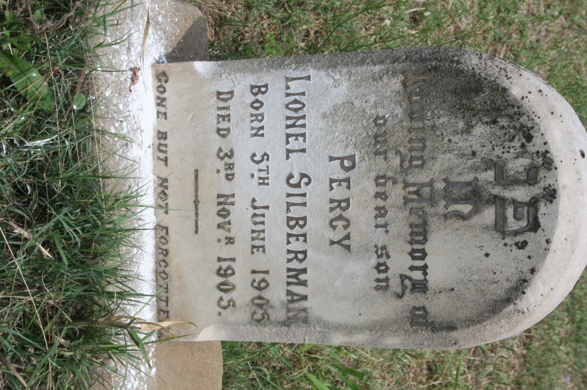 SILBERMAN Percy Lionel 1905-1905