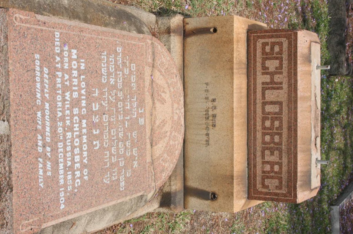 SCHLOSBERG Morris 1855-1904