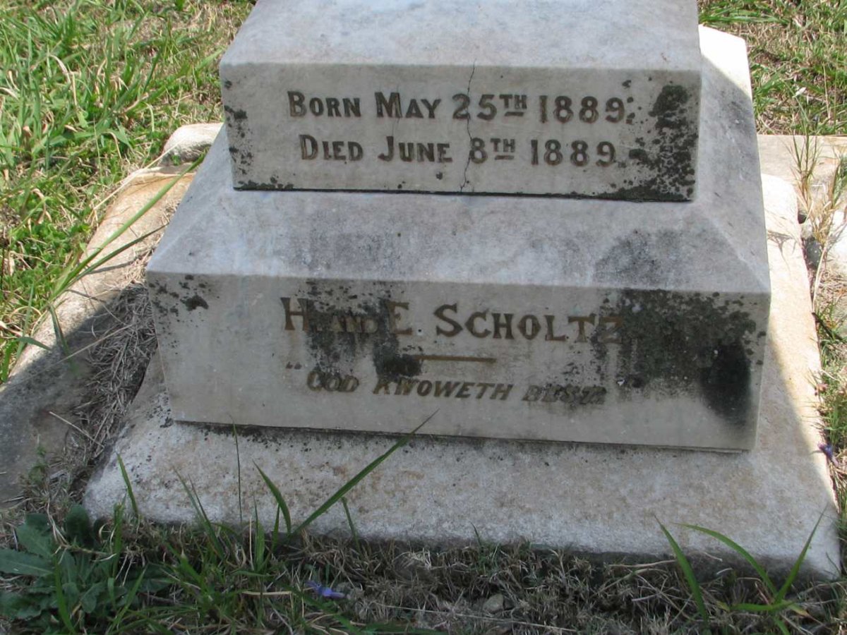 SCHOLTZ ? 1889-1889