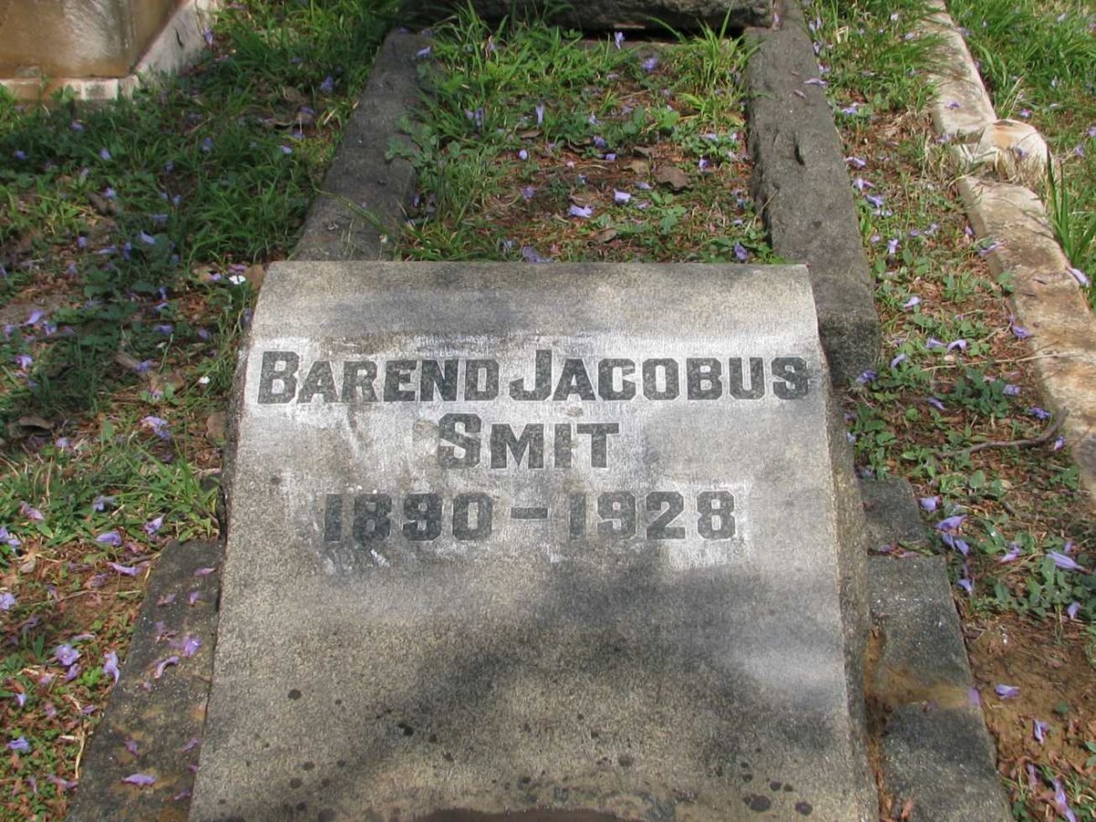 SMIT Barend Jacobus 1890-1928 :: BORCHERDS Hennie Stiemens -1918