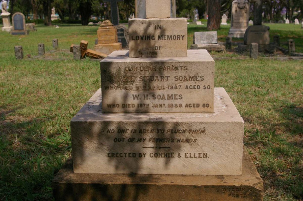 SOAMES W.H. -1889 &amp; Lizzie Stuart -1887