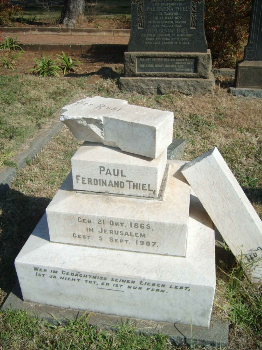 THIEL Paul Ferdinand 1865-1907