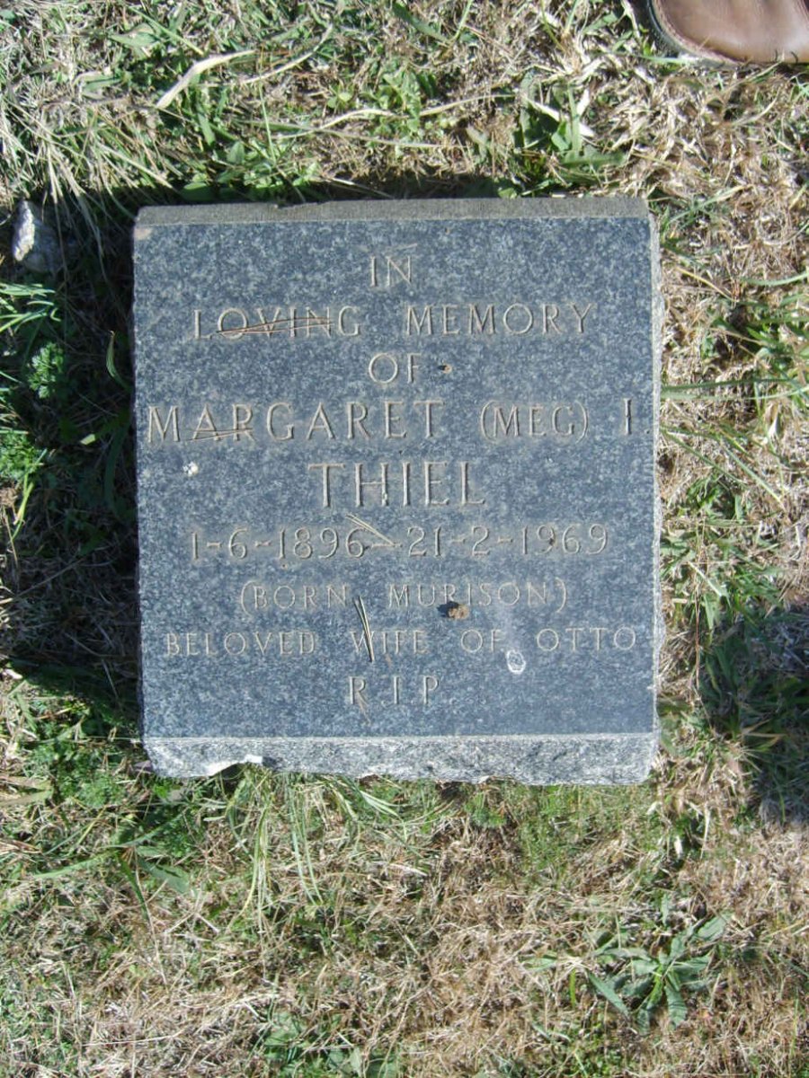 THIEL Margaret I. 1896-1969