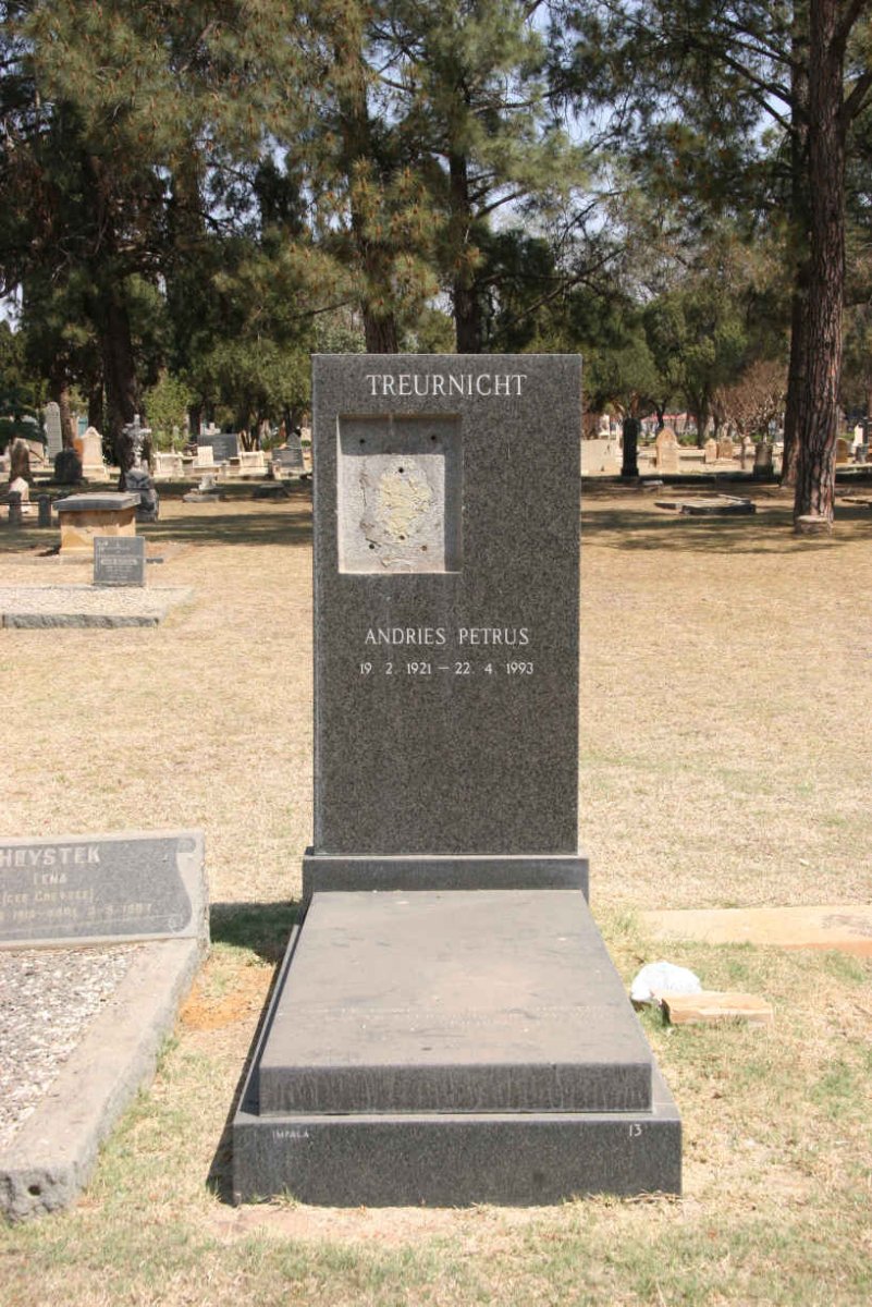 TREURNICHT Andries Petrus 1921-1993