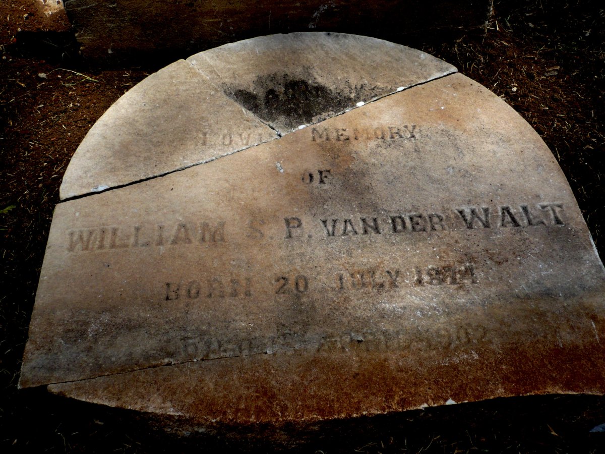 WALT William S.P., van der 1874-1902