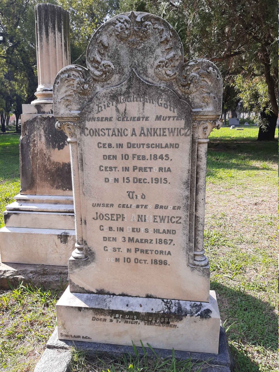 ANKIEWICZ Constancia 1845-1915 :: ANKIEWICZ Joseph 1867-1896