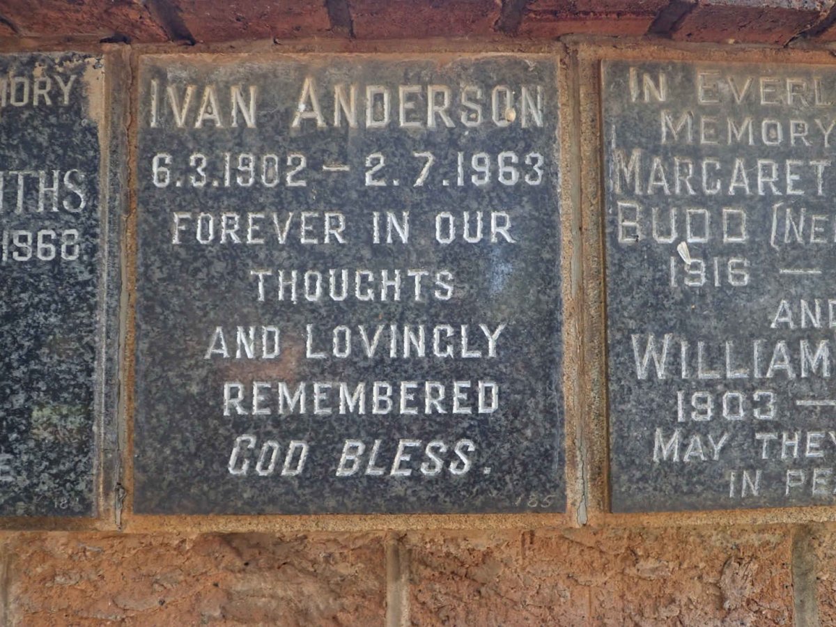 ANDERSON Ivan 1902-1963
