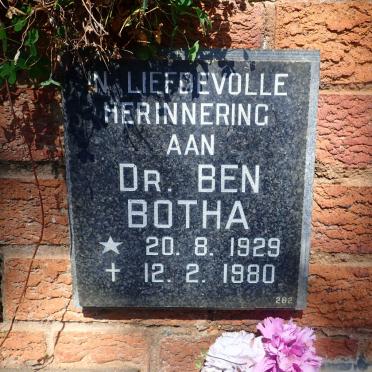 BOTHA Ben 1929-1980