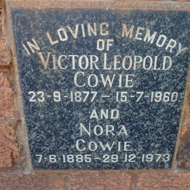 COWIE Victor Leopold 1877-1960 &amp; Nora 1885-1973