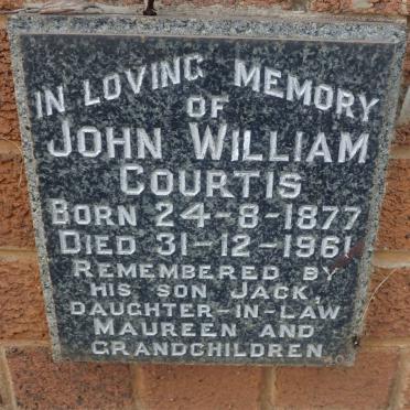 COURTIS John William 1877-1961